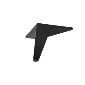 19555 DÖNTÖTT SZÖGLETES 130mm MATTFEKETE FÉM DESIGN LÁB