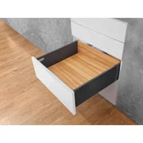   FDS-PRO 18 PO C PUSH OPEN 300mm 35kg FDS DUPLAFALÚ FÉM FIÓKOLDAL ANTRACIT