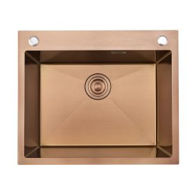 1 mély réz színű mosogató 600*500 Mex copper