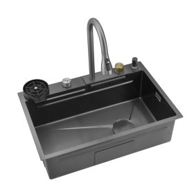   1 mély SER antr. mosogató +zuh.csaptelep 680*460+pohármosó, szappanadagoló