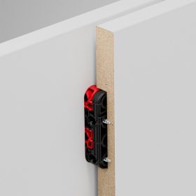   262.00.100 univerzális rögzítő elem Häfele Ixconnect UC 16/64 fekete műagyag