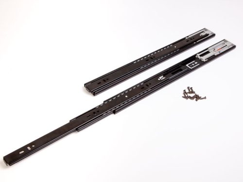 HB45 COMFORT PO 45mm 450mm FEKETE GOLYÓS PUSH-OPEN FIÓKCSÚSZÓ HOME BOX