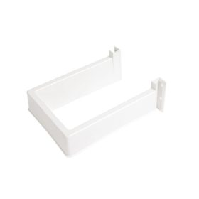 FIÓKKÁVA SZIFONHOZ SZÖGLETES 18mm FEHÉR