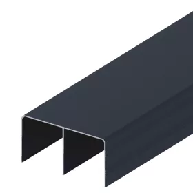   Felső csatorna (matt sötétkék) / 4m tolóajtó szerelvény