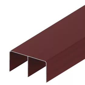 Felső csatorna (matt bordó) / 3m tolóajtó szerelvény