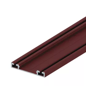 Alsó sín GAMA (matt bordó) / 3m tolóajtó szerelvény