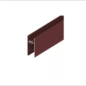   Vízszintes keretprofil RAMA / 3m matt bordó tolóajtó szerelvény