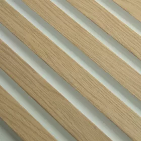   MARTEL Oak Natural/White 128*2700*19 falpanel Fa és fém hatású