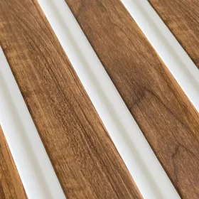   OLMO OakCraft/White 122*2700*12 falpanel Fa és fém hatású