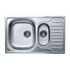   LIVINOX OBERON 174 gy.mosó+csep szövetmi rozsdamentes mosogató 78x49 cm