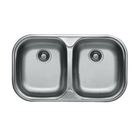  LIVINOX BIANCO 193 kétmedence 83x48 cm rozsdamentes mosogató