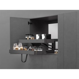   KARLO45VGM 358x598x279 mm ANTRACIT LAMINA FELSŐSZEKRÉNYBŐL LENYÍLÓ