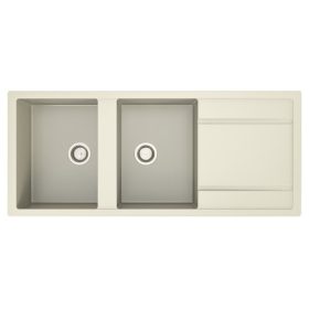 Derszim 50 x 116 krém KEVMIL silgranit mosogató, szifonnal