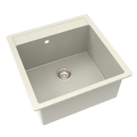 Lina 50 x 50 szahara KEVMIL silgranit mosogató, szifonnal