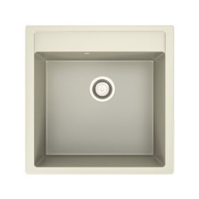Lina 56 53 x 56 krém KEVMIL silgranit mosogató, szifonnal