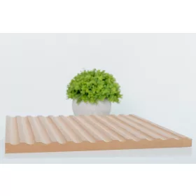   LEER 3D-004 2430*680*18mm egyoldalt laminált MDF+száll. Ktg