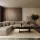 Japandi falpanel AmerikaiDió 2750*680*10 fekete MDF mag+egy oldalon furnérral+szá