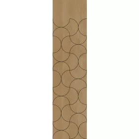   Japandi Diamu tölgy 2750*680*10mm fekete MDF mag+egy oldalon furnér+sz.ktf