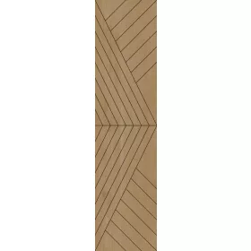   Japandi Kairo tölgy 2750*680*10mm fekete MDF mag+egy oldalon furnér+sz.ktf