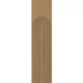   Japandi Loopa tölgy 2750*680*10mm fekete MDF mag+egy oldalon furnér+sz.ktf