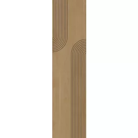   Japandi Arcline tölgy 2750*680*10mm fekete MDF mag+egy oldalon furnér+sz.ktf