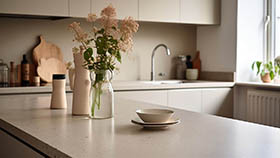 Konyha felfrissítése a munkalap kicserélésével